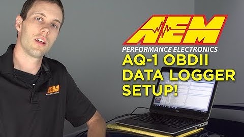 AEM AQ-1 OBDII Data Logger Setup - Wiring, Software and Downloading Logs into AEMdata