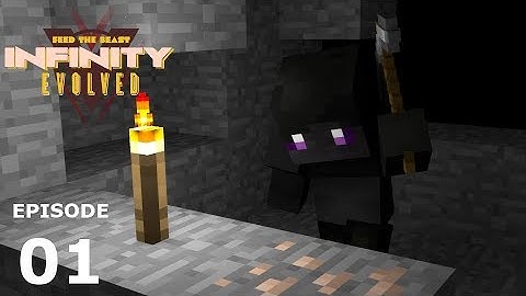 Minecraft FTB: Infinity Evolved - Episodes 01 - Time to build a proper Base!