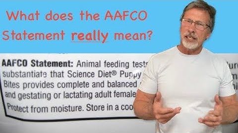 How to Read the AFFCO Nutrition Statement On the Bag