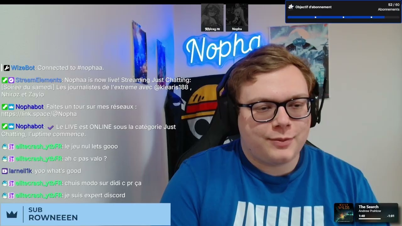 [Soirée du samedi] Les journalistes de l'extreme avec @klearis188 , Nhiroz et Zaylo