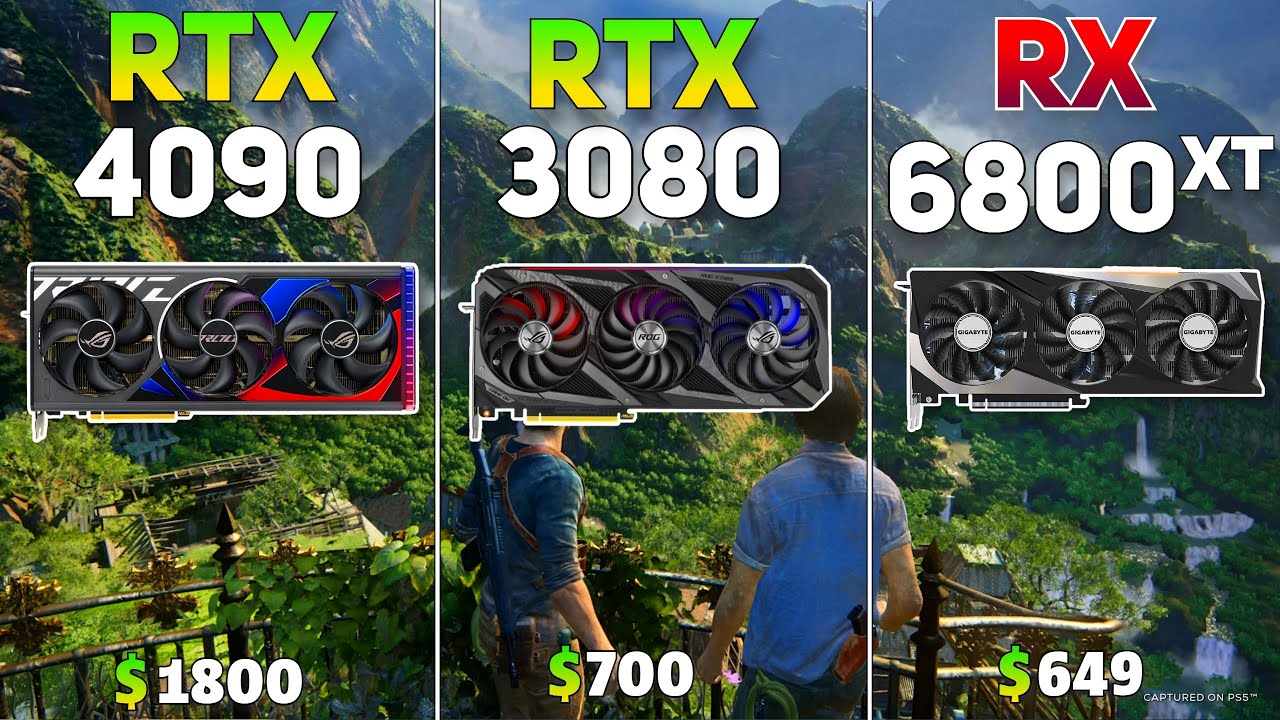 ⁣RTX 4090 vs RTX 3080 vs RX 6800XT | Test in 14 Games at 4K | Raw Performance |