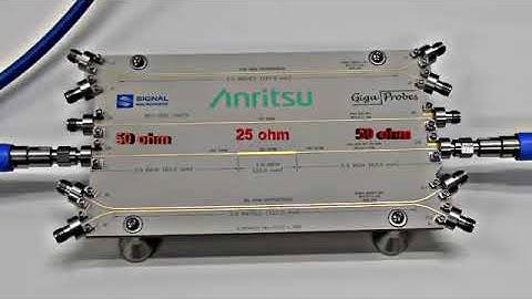 VNA Calibration Verification Board demo using Anritsu Shockline VN