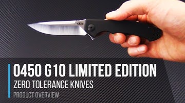 Zero Tolerance 0450G10 Limited Edition S35VN Flipper Overview