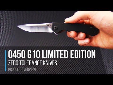 Zero Tolerance 0450G10 Limited Edition S35VN Flipper Overview