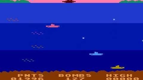 submarine hunter for Atari 8-bit (2)