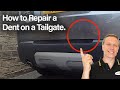 How to Repair a Dent on a Tailgate - Land Rover Sport