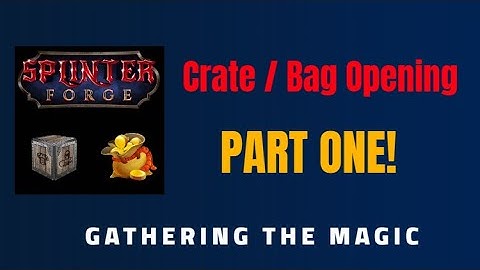 SplinterForge  100 Crate / Bag opening - Reforging/ Transmuting  Part 1