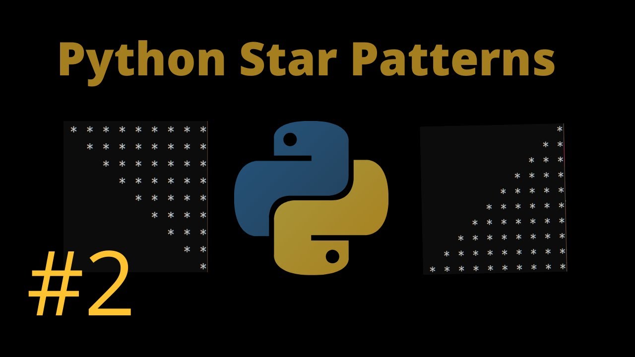Python Pyramid Star Patterns #2 - YouTube
