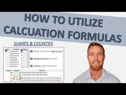 SUMIFS & COUNTIFS Basics (CALCULATION FORMULAS IN EXCEL EXPLAINED)