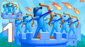 Archery Bastions: Castle War  - Gameplay Walkthrough Part 1 (Android & iOS)