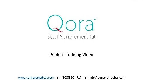 Qora Stool Management Kit - In-servicing Video