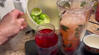 Cherry limeade #limes . what do you do with your limes ? by CrazyForJesus 111 views 7 days ago 5 minutes, 52 seconds