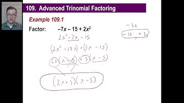 Saxon Math - Algebra 1: 3rd Edition (Lesson 109 - Advanced Trinomial Factoring)