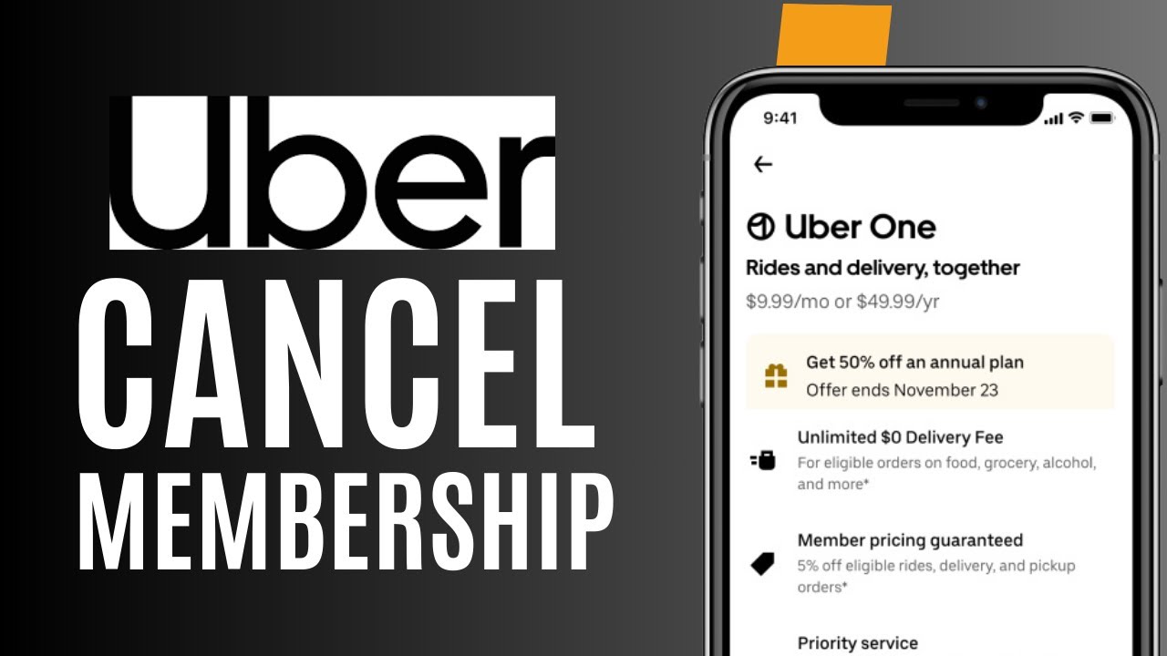 How to Cancel Uber Eats Membership (Uber One Subscription)