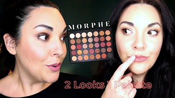 2 LOOKS 1 PALETTE | Morphe Fall Into Frost 35F Palette