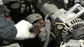 Replacing the actuator turbine at Kia Sorento Kia Sorento with engine D4CB