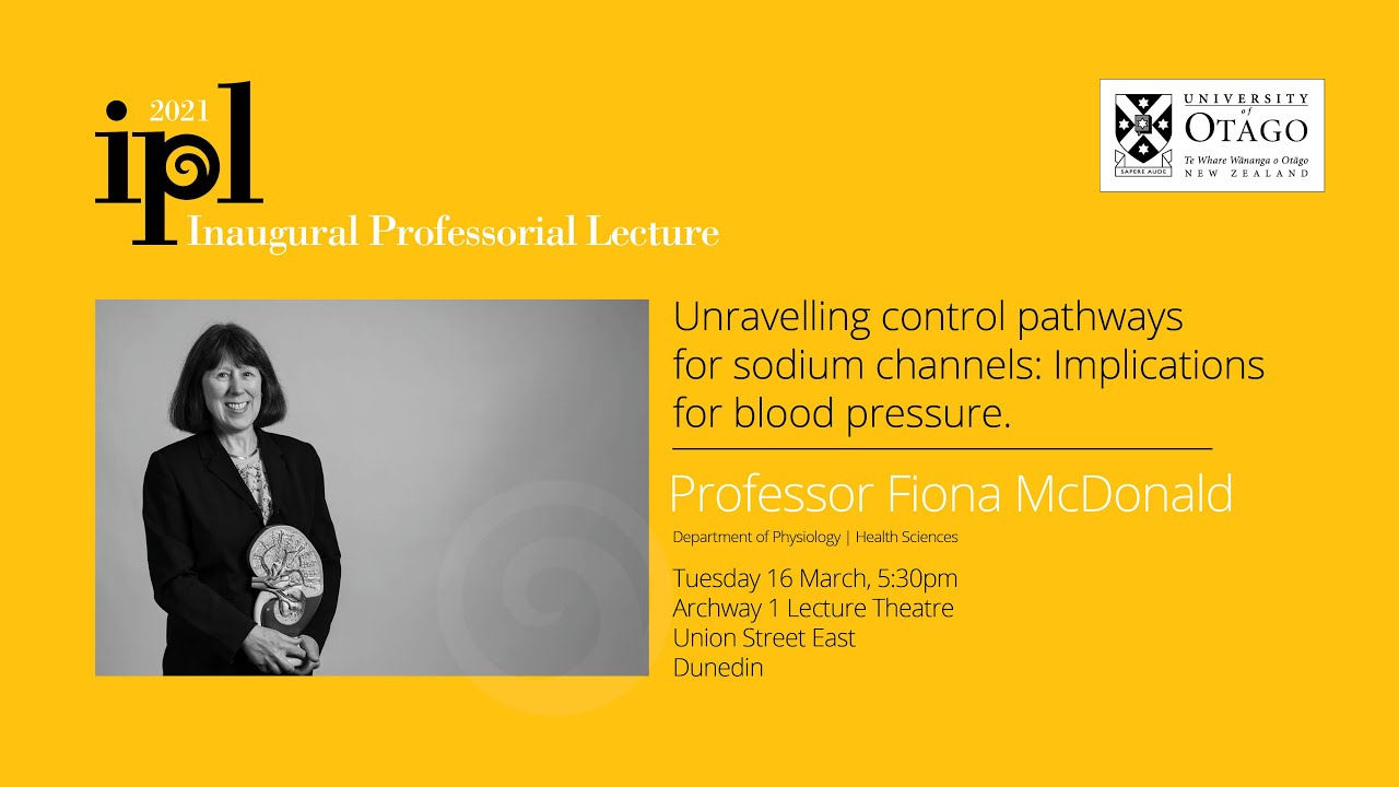 Inaugural Professorial Lecture - Professor Fiona McDonald 