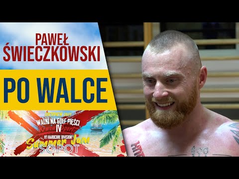 Paweł Świeczkowski w emocjach po wygranej zdradza, że uległ kontuzji w walce