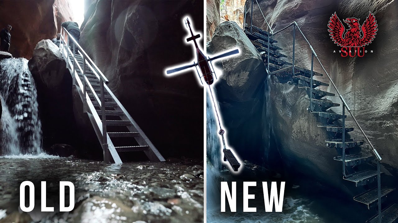 SUU Aviation Airlifts New Kanarraville Ladder