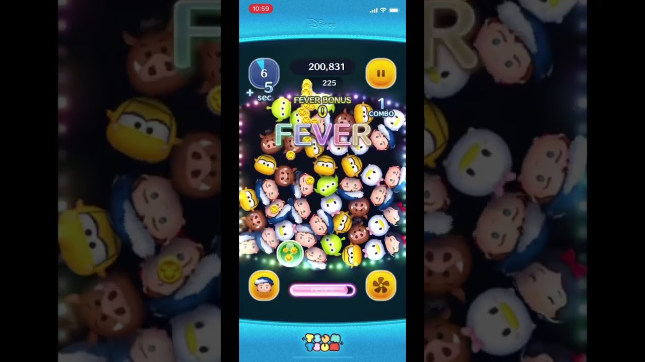 ビンゴカード3-7.ピッタリ256コインを、スキル1の王子で。#ツムツムビンゴ - YouTube