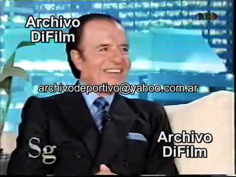 Susana Gimenez entrevista a Carlos Menem - DiFilm (2000)