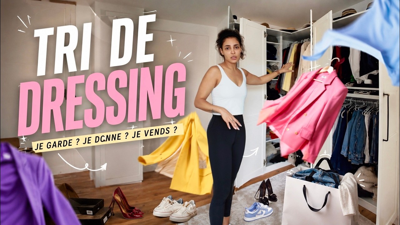 ON TRIE TOUT MON DRESSING SOUS 40° ! Ne me jugez pas svp