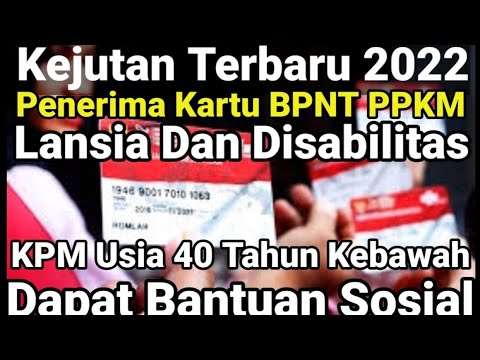 Video: NSO untuk penyandang disabilitas golongan III tahun 2022