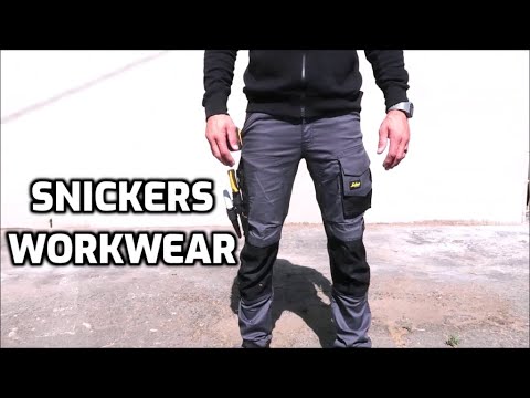 Stretch Kneepad Holster Pockets Pirate Trousers Snickers 6142 AllroundWork 