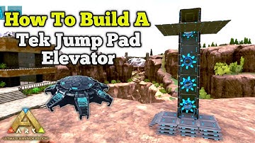 How To Build a Tek Jump Pad Elevator In ARK Ultimate Mobile Edition