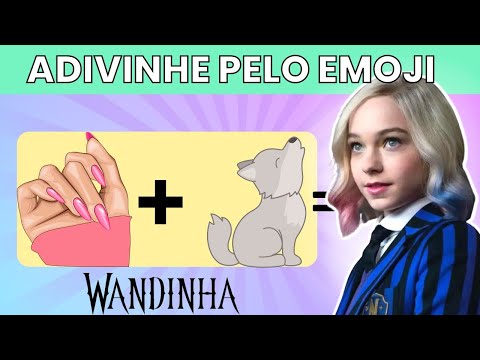 Wandinha Quiz - Encontre o EMOJI Diferente Wandinha Addams - Find