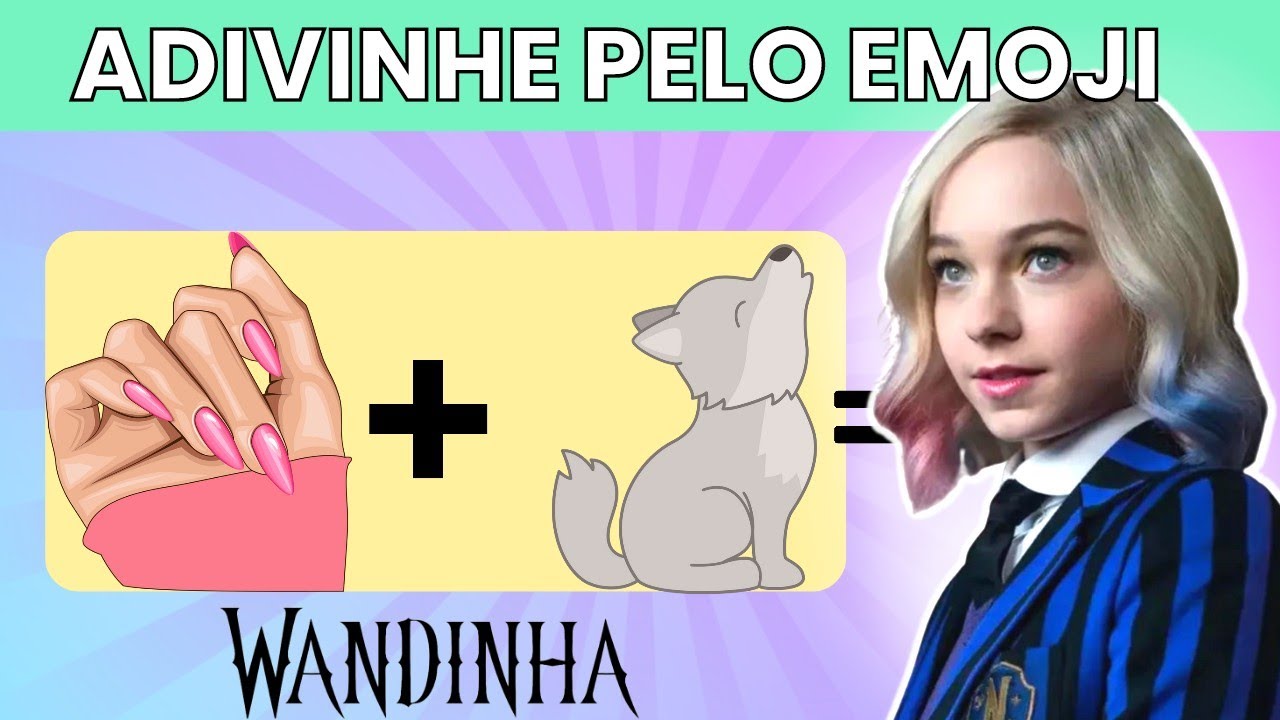 Adivinhe o personagem de Wandinha pelos emojis #wednesday #wandinhanet