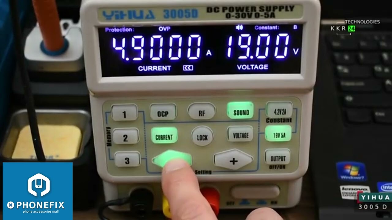 でぇふく YIHUA 3005D Adjustable Laboratory DC Power Supply programmable
