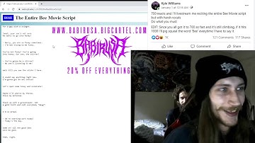 ENTIRE BEE MOVIE SCRIPT IN METAL VOCALS (13767 WORDS) (RAW AUDIO)