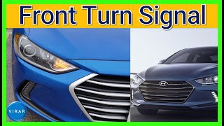 How to Replace Front Turn Signal Bulb - Hyundai Elantra (2017-2018)