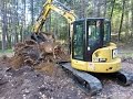 Cat 3055e2 removing stumps