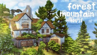 Forest Mountain House ☁️? || The Sims 4 || Speedbuild with Ambience