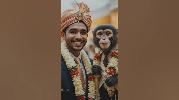 saadi me aayi monkey team #viral #ai Video #monkey