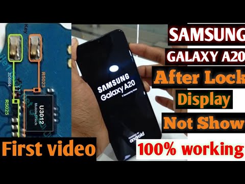 Samsung A20 Display Problem (sleep mode)