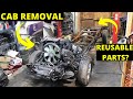 BURNT 2021 SILVERADO 2500 CAB/BED REMOVAL INTERIOR CLEAN UP PART 3