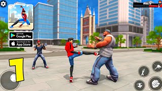 Rope Fighter Action Game - Gameplay Walkthrough Part 1 - Spider Action Fighting Game! (iOS, Android) screenshot 4