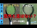 結局ポリとナイロンってそんなに差がない？データ計測によるストリング選びのマニアックな話。テニスQ&A No.108