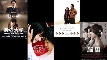 【映画】笑の大学、僕の彼女はサイボーグ、きょうのできごと、脳男、を話す。