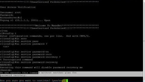 How to disable password recovery in Cisco IOS | CCNA | Cisco Router
