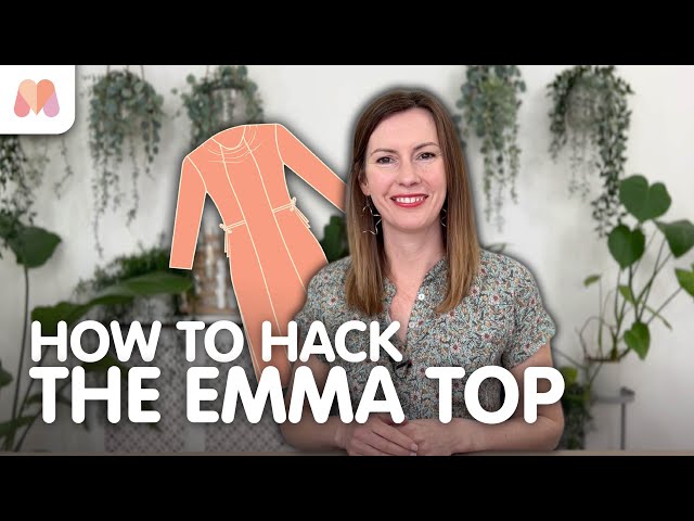 Pattern Hack the Emma Top | Midi Dress Hack - YouTube