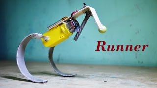 How to make a simple running / hopping robot  - DIY Robot