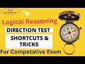 Reasoning Direction and distance | Tricks & Shortcuts for Compitition exam |