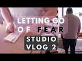 STUDIO VLOG | OVERCOMING FEAR | PACKAGING ORDERS WORKING FOR KATNIPP!