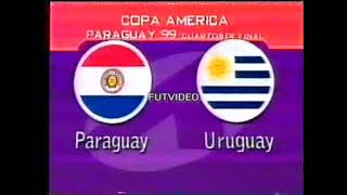 07/10/1999 (Copa América) Paraguay: 1 (3) vs. Uruguay: 1 (5)