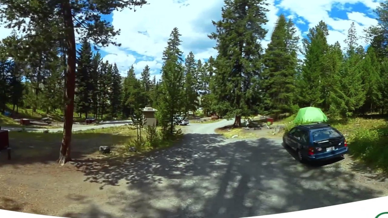 Tower Fall Campground Yellowstone National Park 360VR 4K Virtual