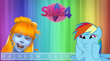 SIMS 4 RAINBOW DASH TAG